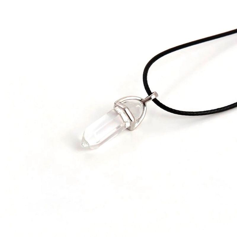 DAYOSHOP - Collar Cuarzo Cristal Mas Estuche