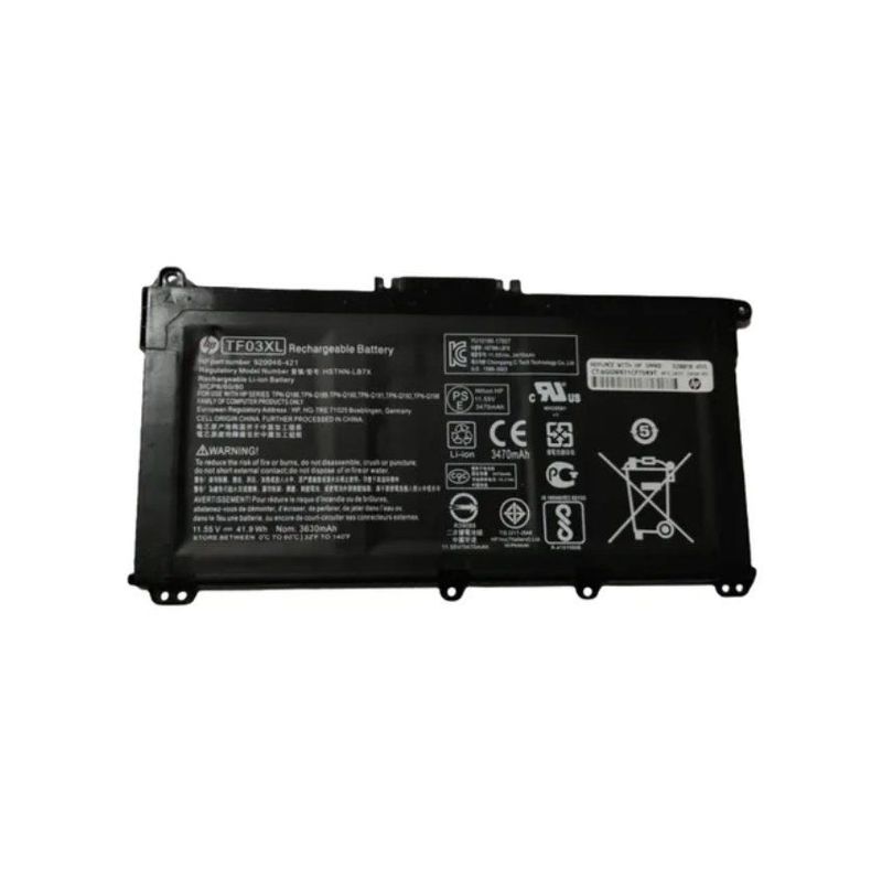 HP - Bateria portatil hp tf03xl recargable pavilion pn 920070-855