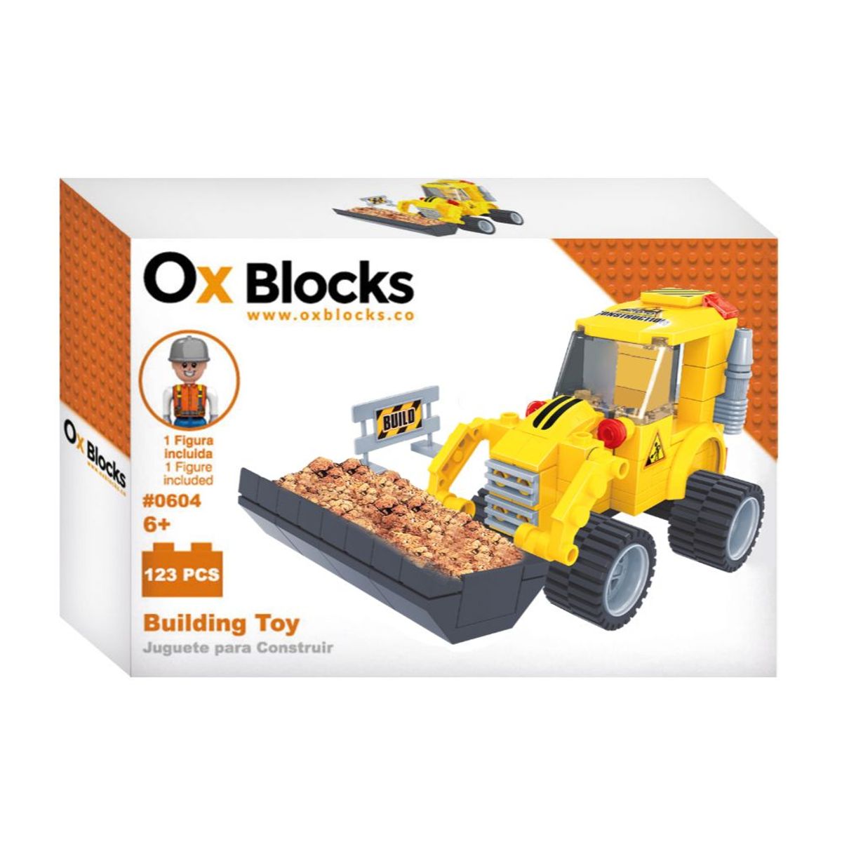 OX BLOCKS - OX Construction Juguete Para Construir  123PIEZAS