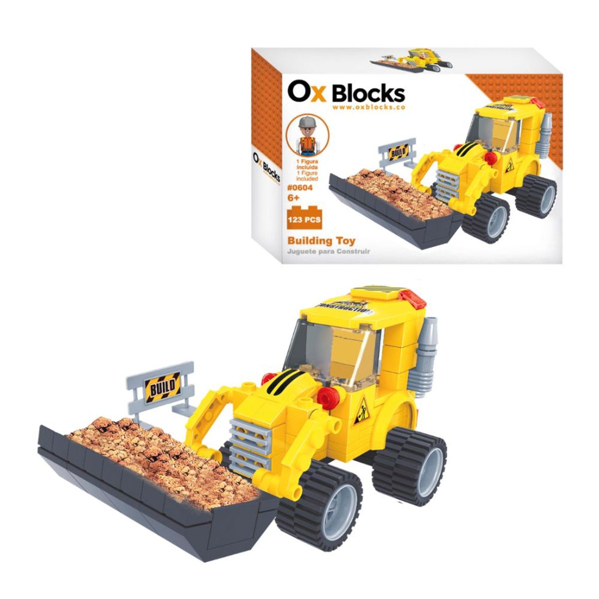 OX BLOCKS - OX Construction Juguete Para Construir  123PIEZAS