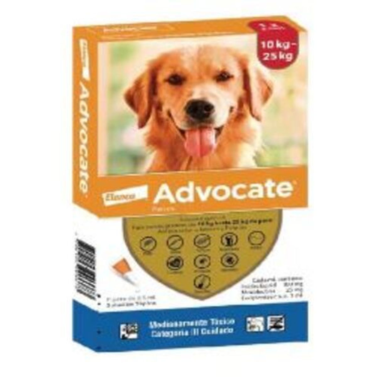 ADVOCATE - Advocate para perro 10 kg a 25 kg