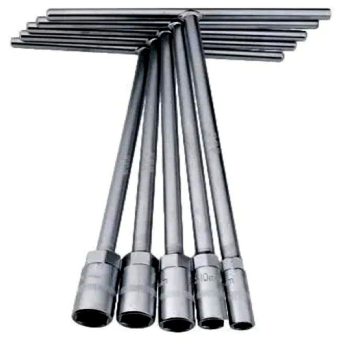 GENERICO - Llaves en t largas 30 cm hexagonales x4 unidades