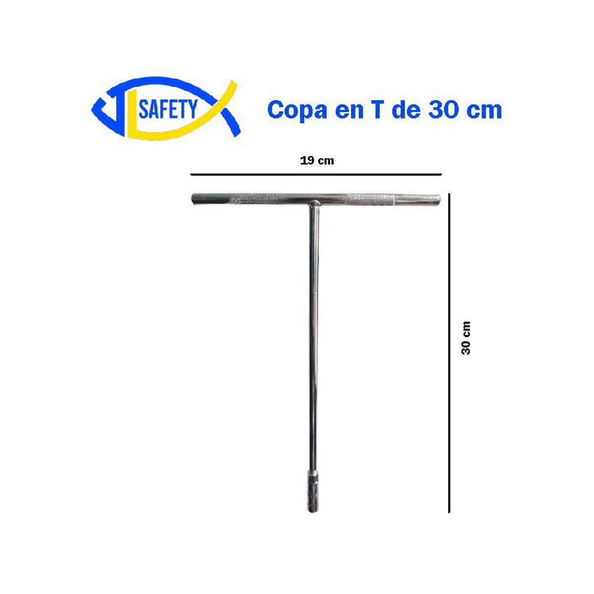 GENERICO - Llaves en t largas 30 cm hexagonales x4 unidades