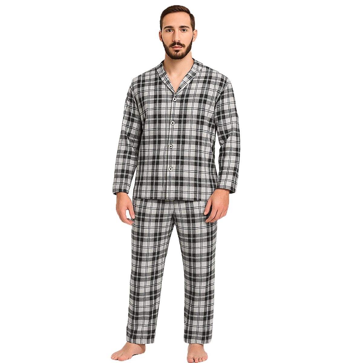 ROMANELLA - Pijama térmica para hombre romanella arturo-Gris