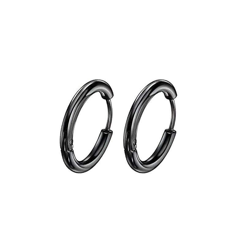 DAYOSHOP - Aretes Candonga Lisa Acero Unisex_.