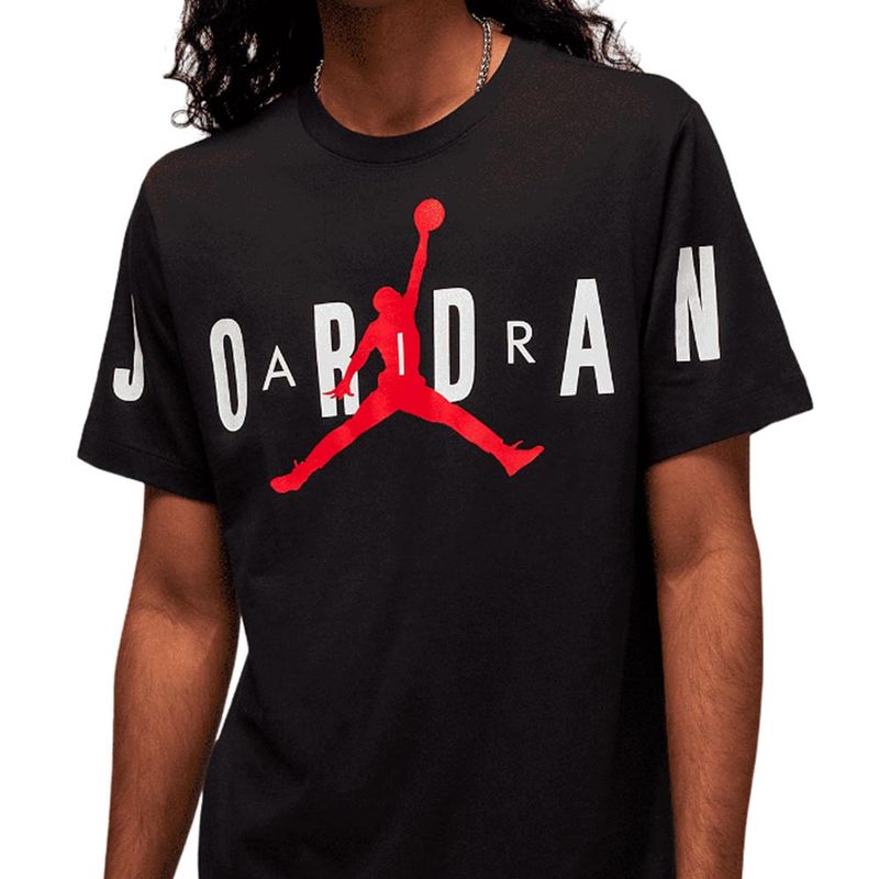 NIKE - Camiseta Jordan Air Stretch-Negro_.