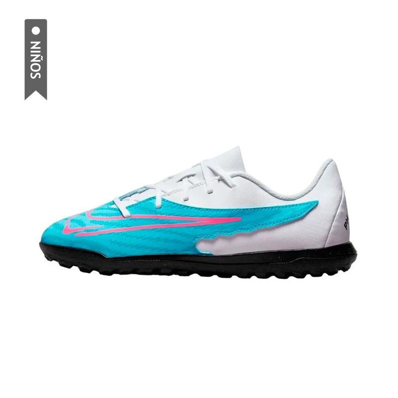 NIKE - Zapatillas Nike Phantom Gx Club Turf Gs Niños-Azul/Blanco
