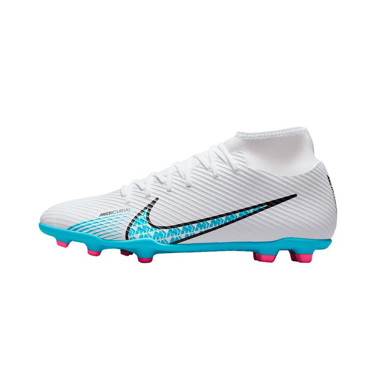 NIKE - Guayos Nike Superfly 9 Club-Blanco/Azul