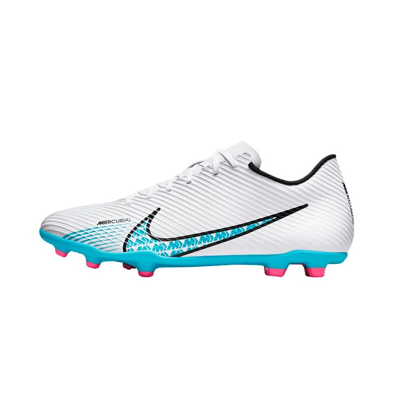 NIKE - Guayos Nike Vapor 15 Club-Blanco/Azul