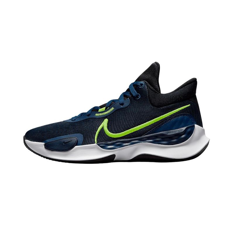 NIKE - Tenis Nike Baloncesto Renew Elevate Iii-Negro/Azul