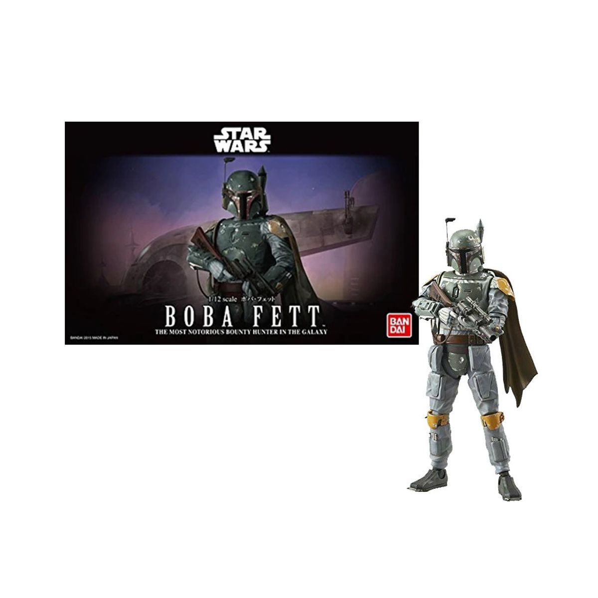 BANDAI - MAQUETAS DE MODELO DE STAR WARS MODEL KITS BOBA FETT