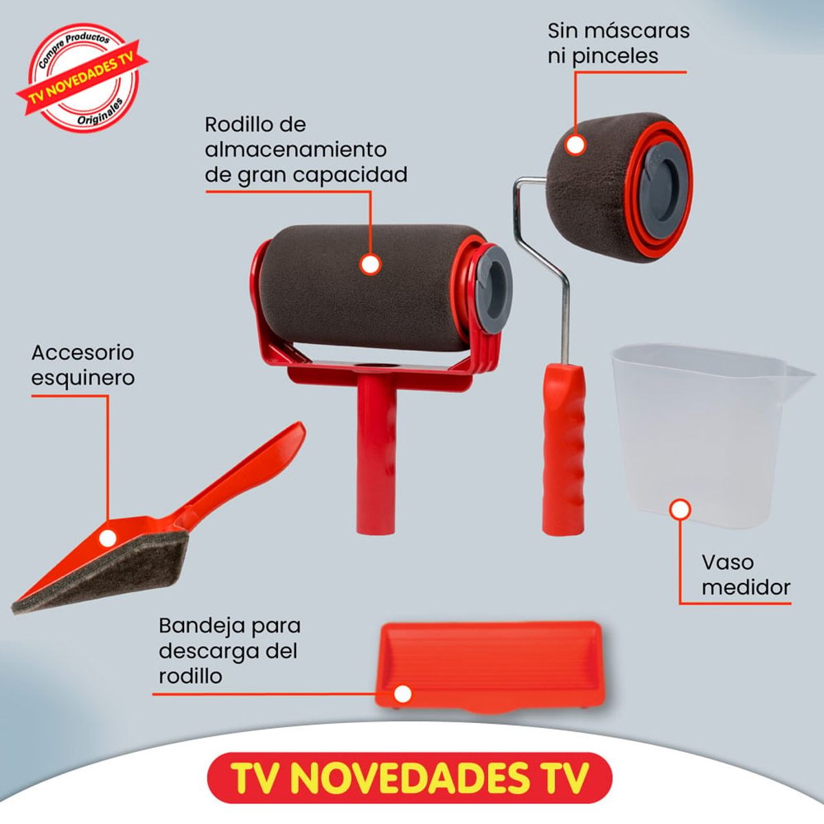 PAINT RACER - Rodillo recargable para pintura paint racer