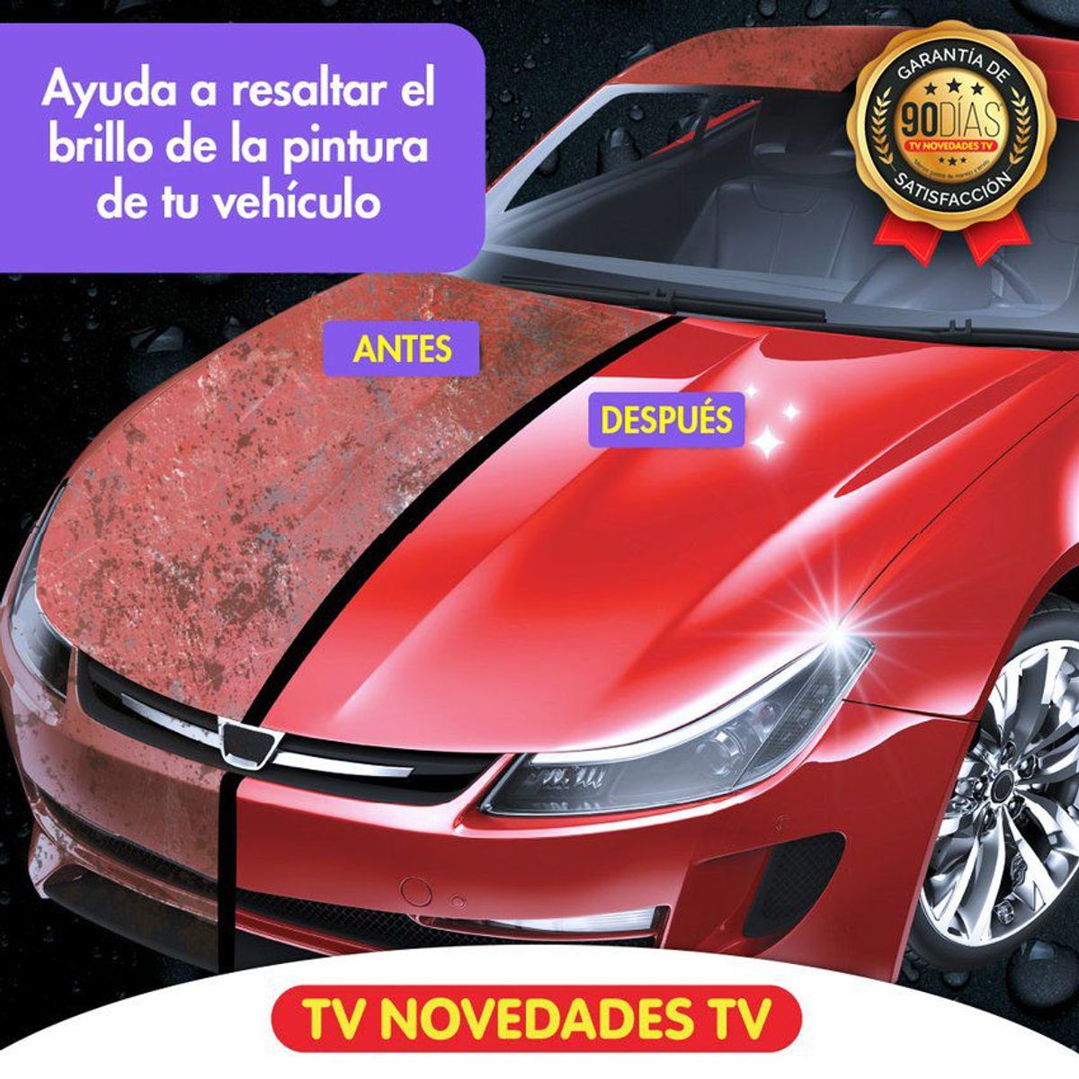 TV NOVEDADES - Spray de cera para auto shine armor
