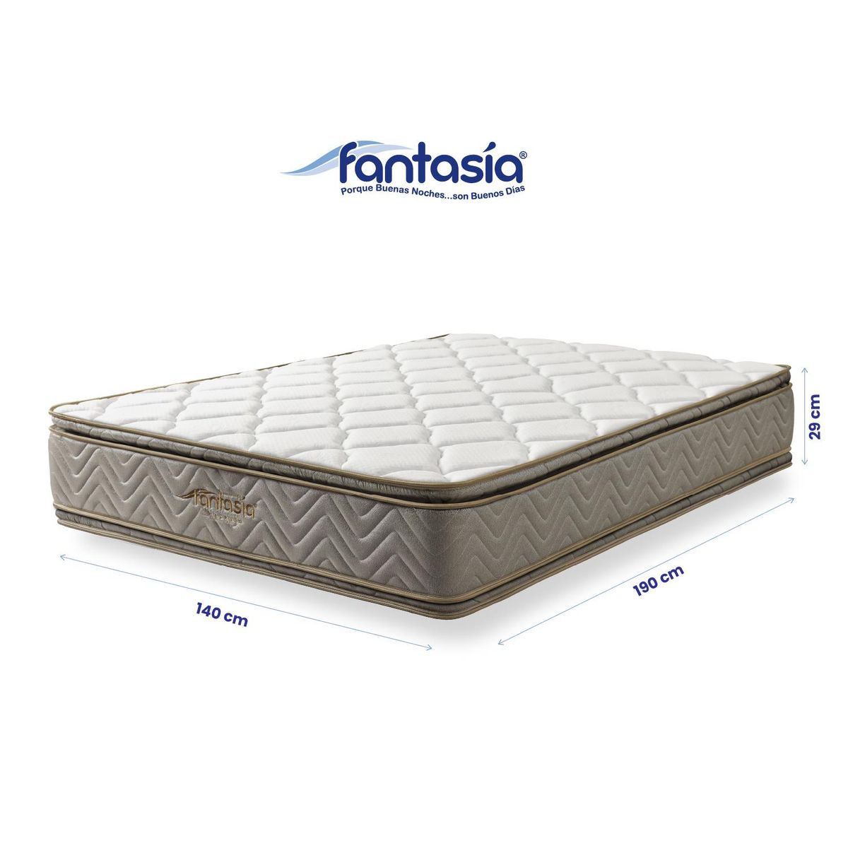 COLCHONES FANTASIA - Colchón Galaxy Doble 140x190cm
