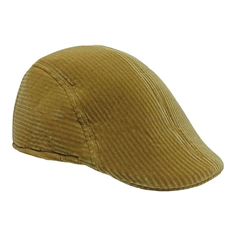 VELBROS - Boina Inglesa Hombre Mujer Sol Gorra Gorro Sombrero - Dorado