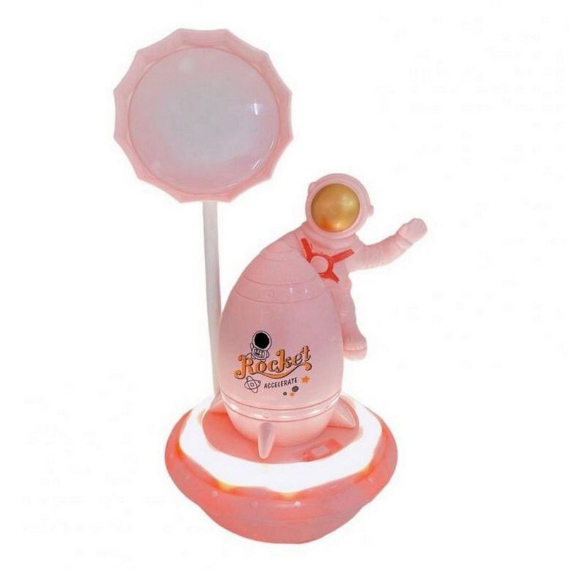 DAYOSHOP - Lampara Luna Astronauta Sentado Recargable Nave Espacial Cos.
