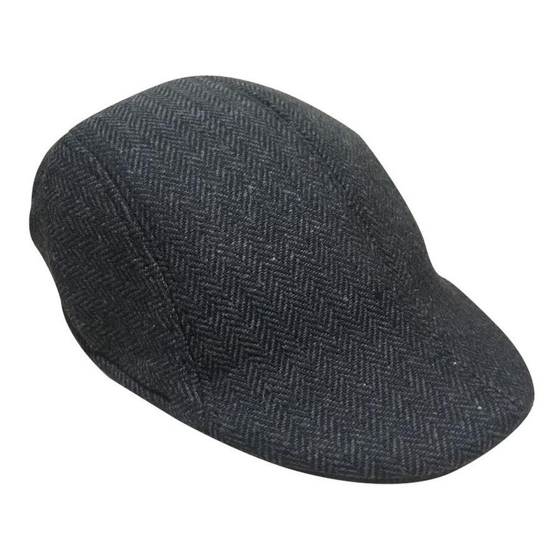 VELBROS - Boina Inglesa Hombre Mujer Sol Gorra Gorro Sombrero - Gris oscuro