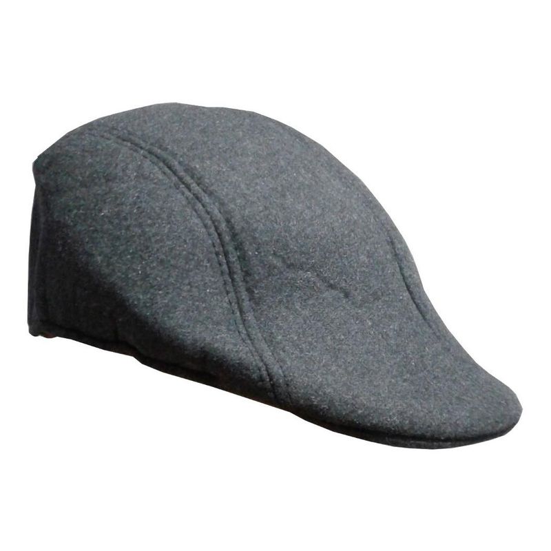VELBROS - Boina Inglesa Hombre Mujer Sol Gorra Gorro Sombrero - Gris oscuro