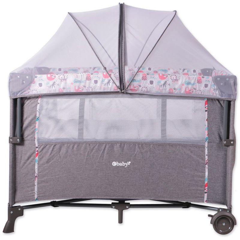EBABY - Corral colecho NALA EB751 - Gris rosa