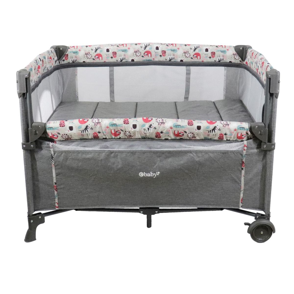 EBABY - Corral colecho NALA EB751 - Gris rosa