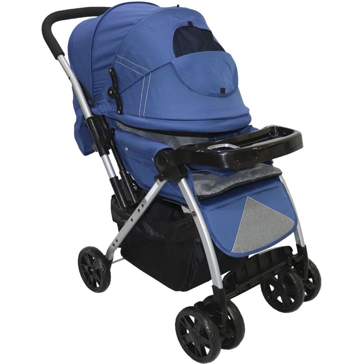 EBABY - Coche cuna de paseo Blake EB1140 AZUL