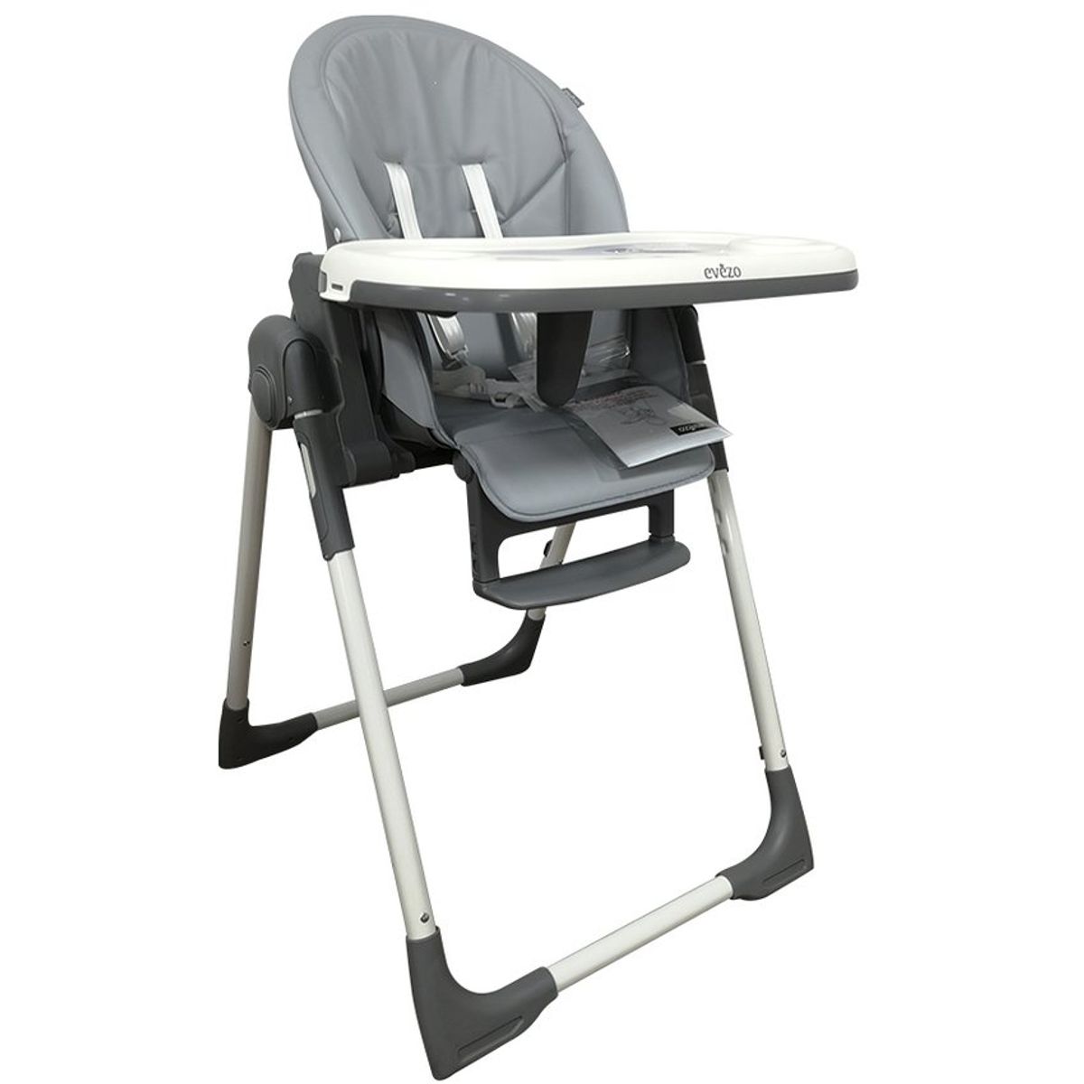EBABY - Silla de comer ezra deluxe EV630- GRIS