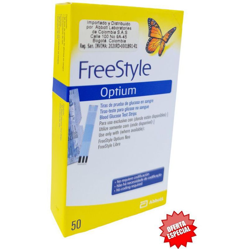 ABBOTT - TIRILLAS FREESTYLE OPTIUM VENCIMIENTO 28 FEBRERO 2026