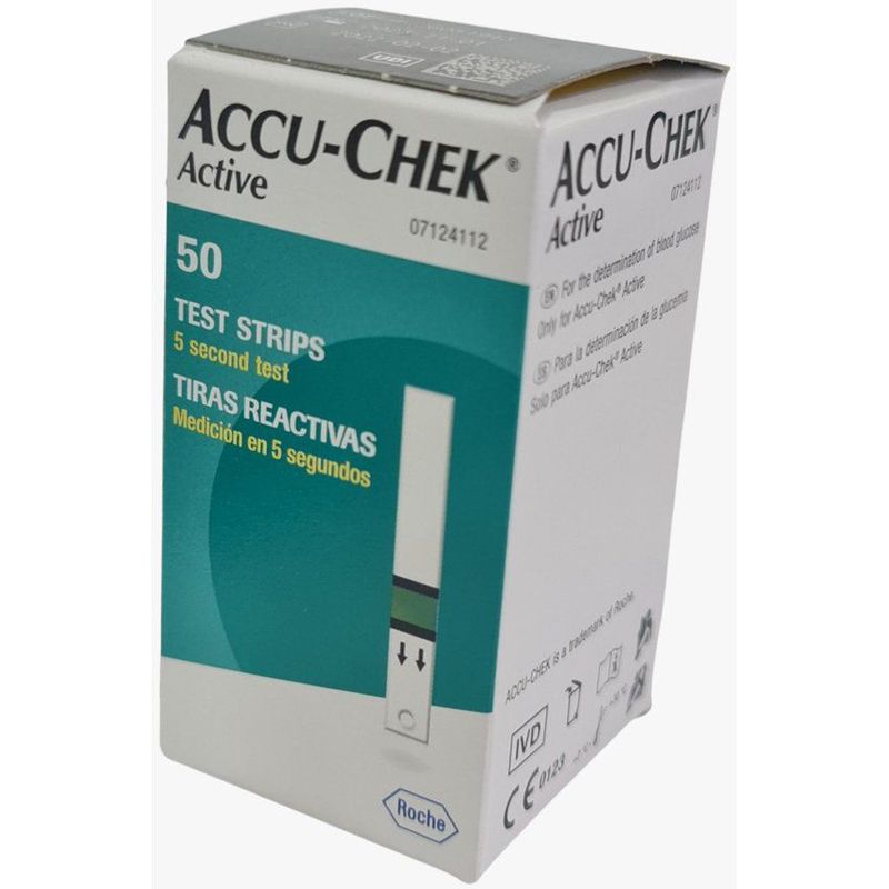 ACCU CHEK - Tirillas accu chek active x 50 para la determinación de glucemia