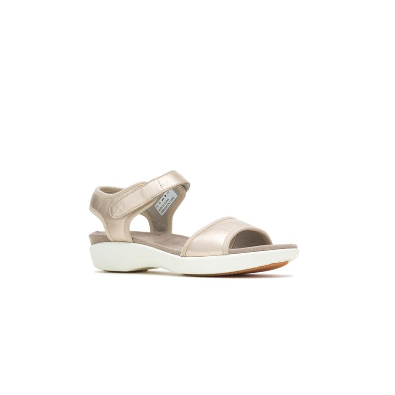 HUSH PUPPIES - SANDALIA HUSH PUPPIES MUJER DORADA DORRI QTR STRAP HP202011248792-402 HUSH PUPPIES