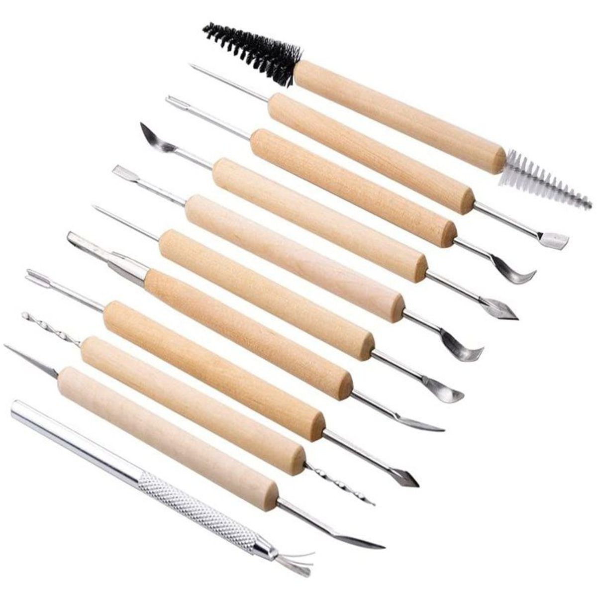 GARABATOS - Kit Herramienta Para Arcilla-Plastilina-Ceramica X 11