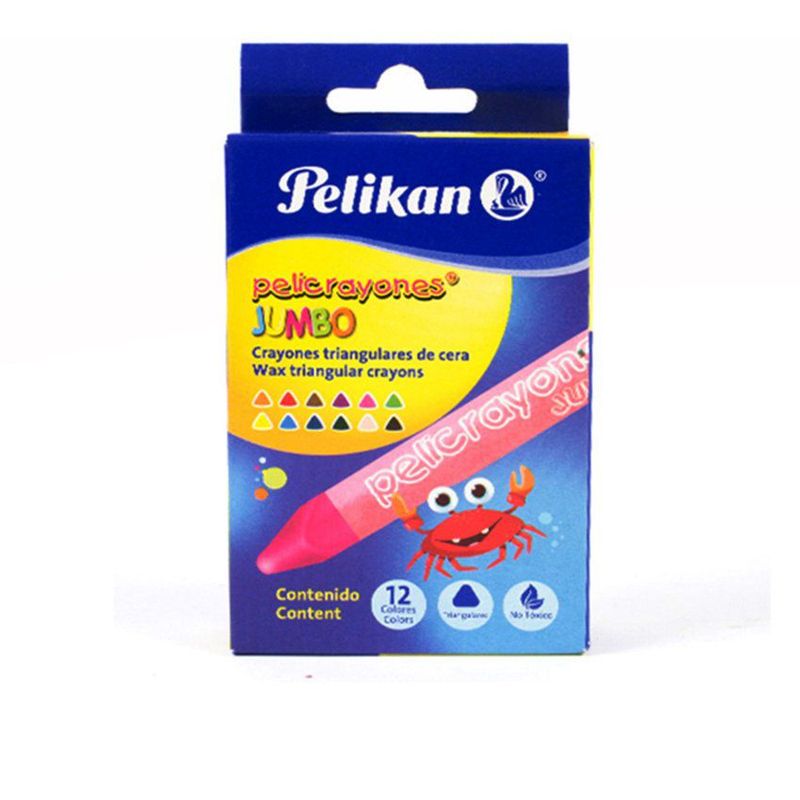 PELIKAN - Crayola pelikan escolar jumbo triangular x 12 unidades