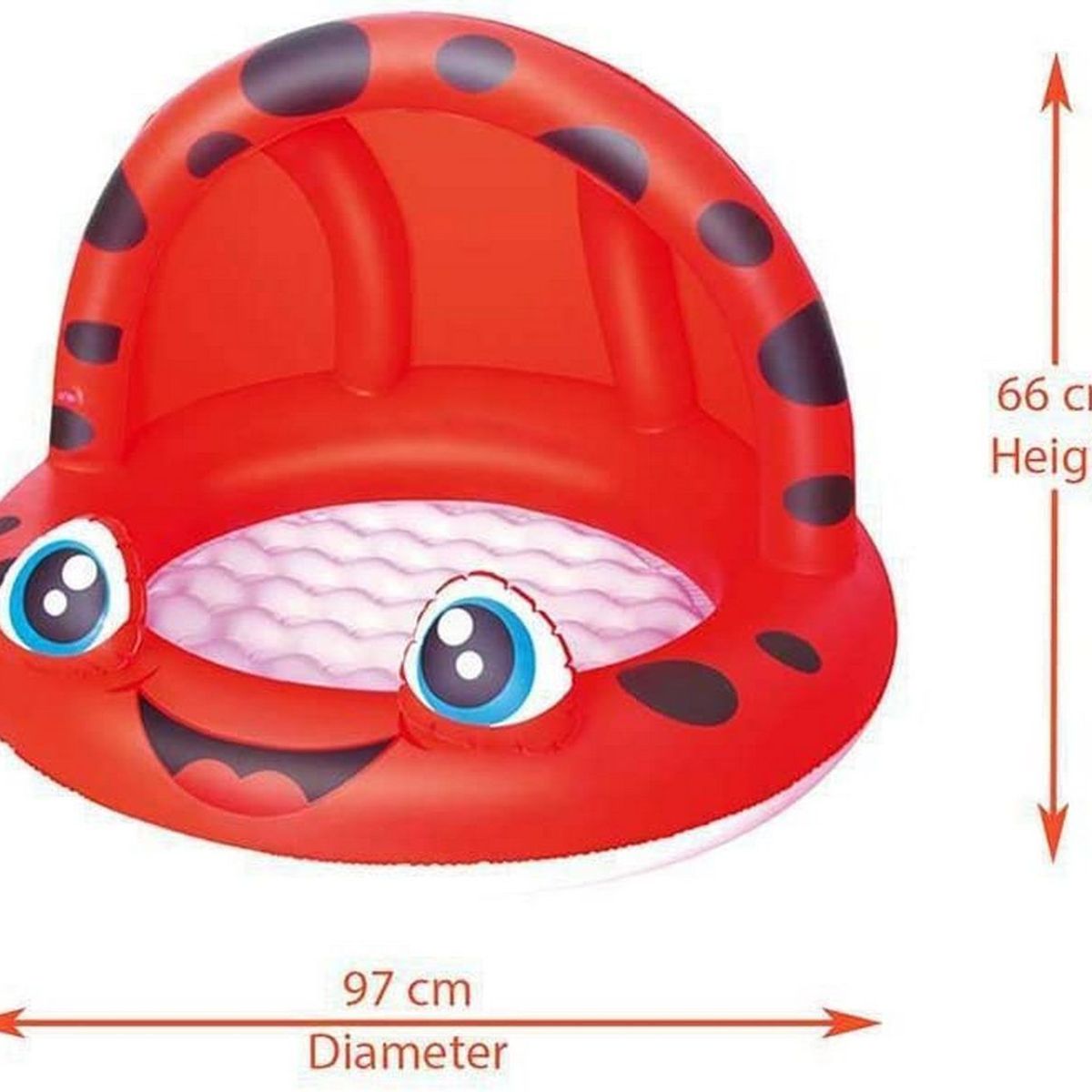BESTWAY - Piscina Inflable Redonda Bestway 52189 Mariquita 26 L