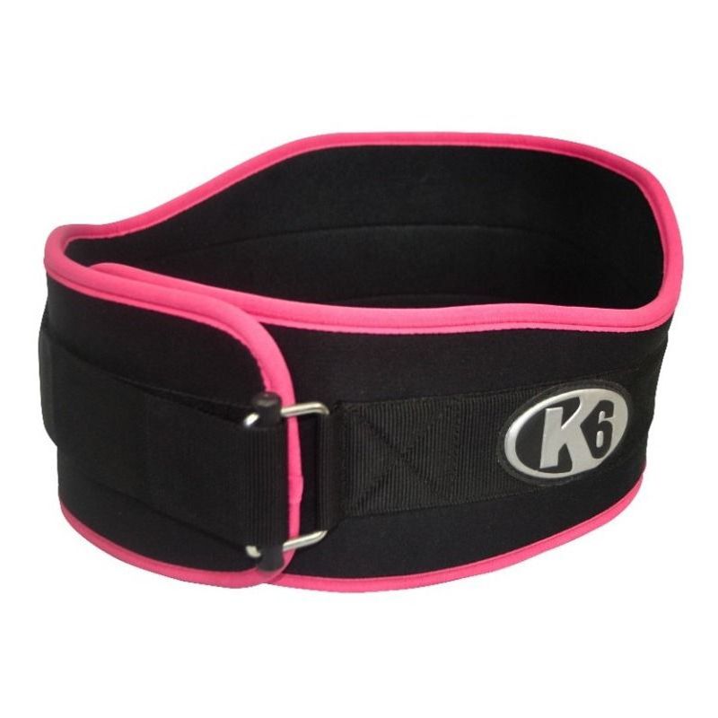 K6 - Cinturón Para Levantar Pesas K6 Goma Gym Gimnasio Crossfit