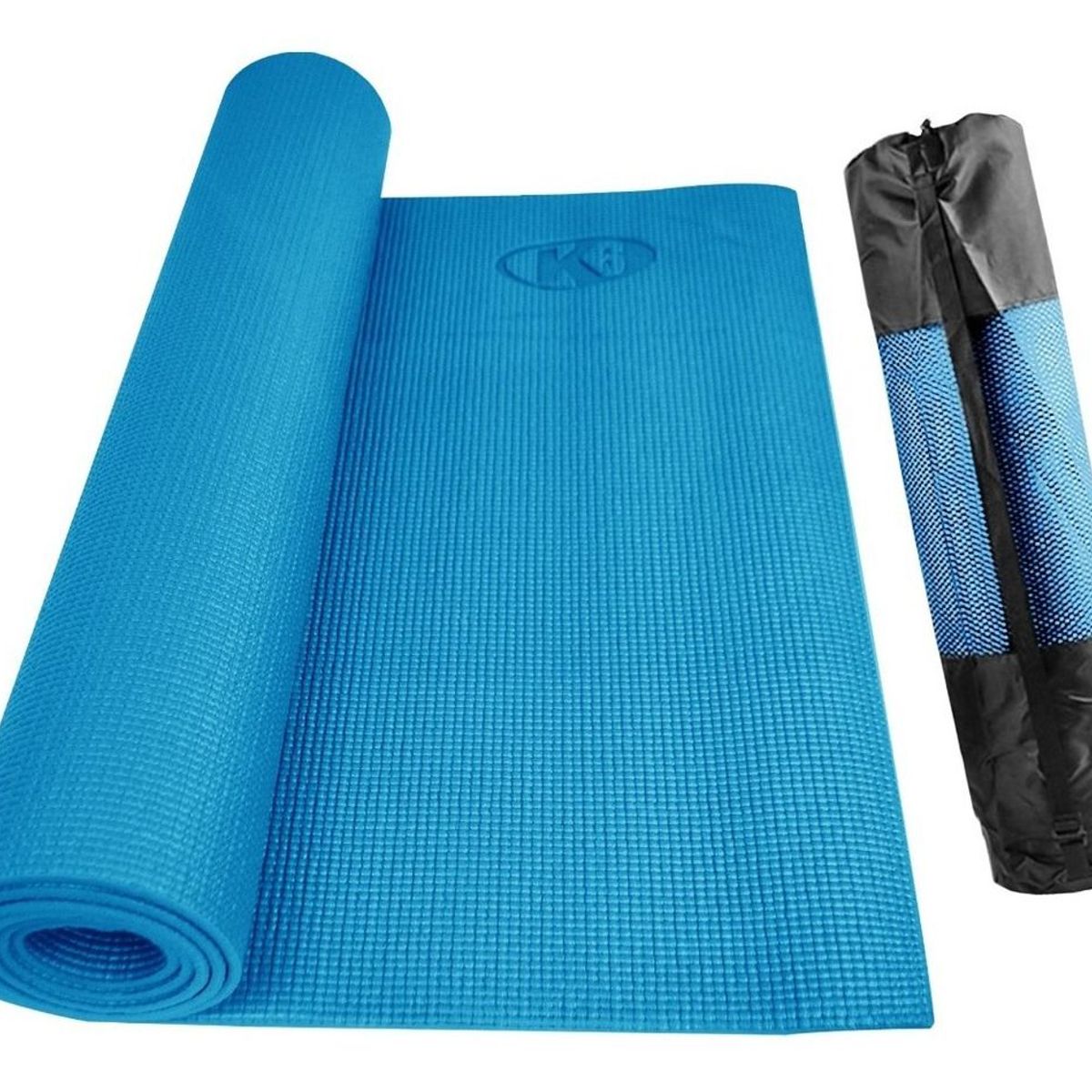 K6 - Colchoneta Yoga Mat Con Bolso De 5mm K6 Azul