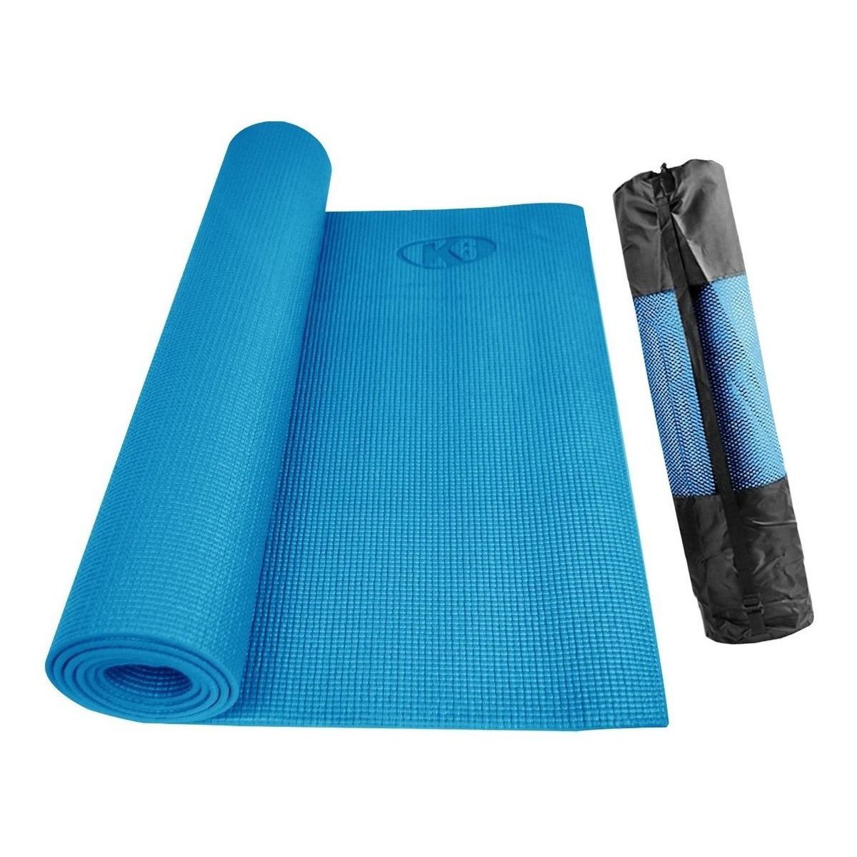 K6 - Colchoneta Yoga Mat Con Bolso De 5mm K6 Azul