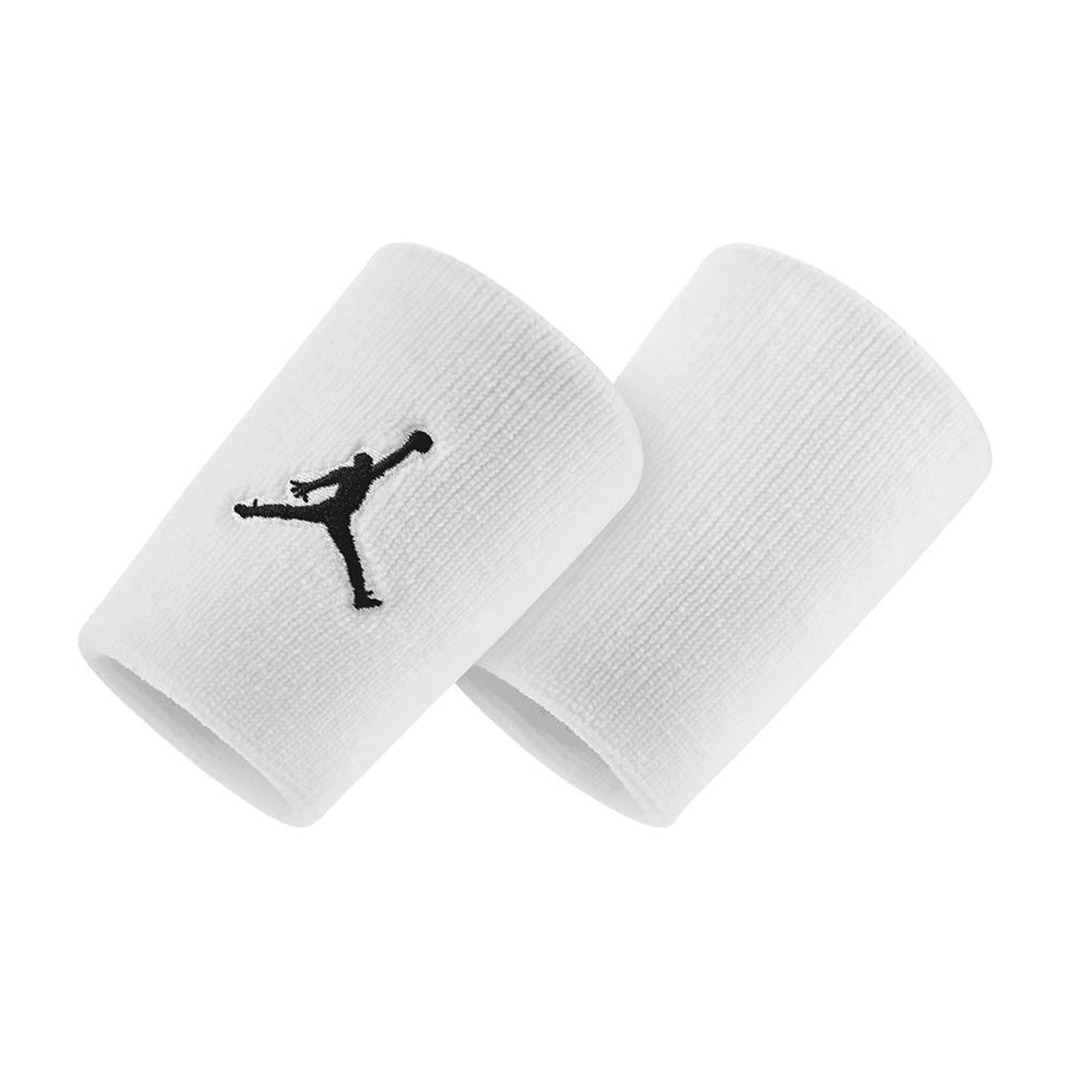 NIKE - Muñequeras Deportivas Jordan Jumpman 2 Pk-Blanco