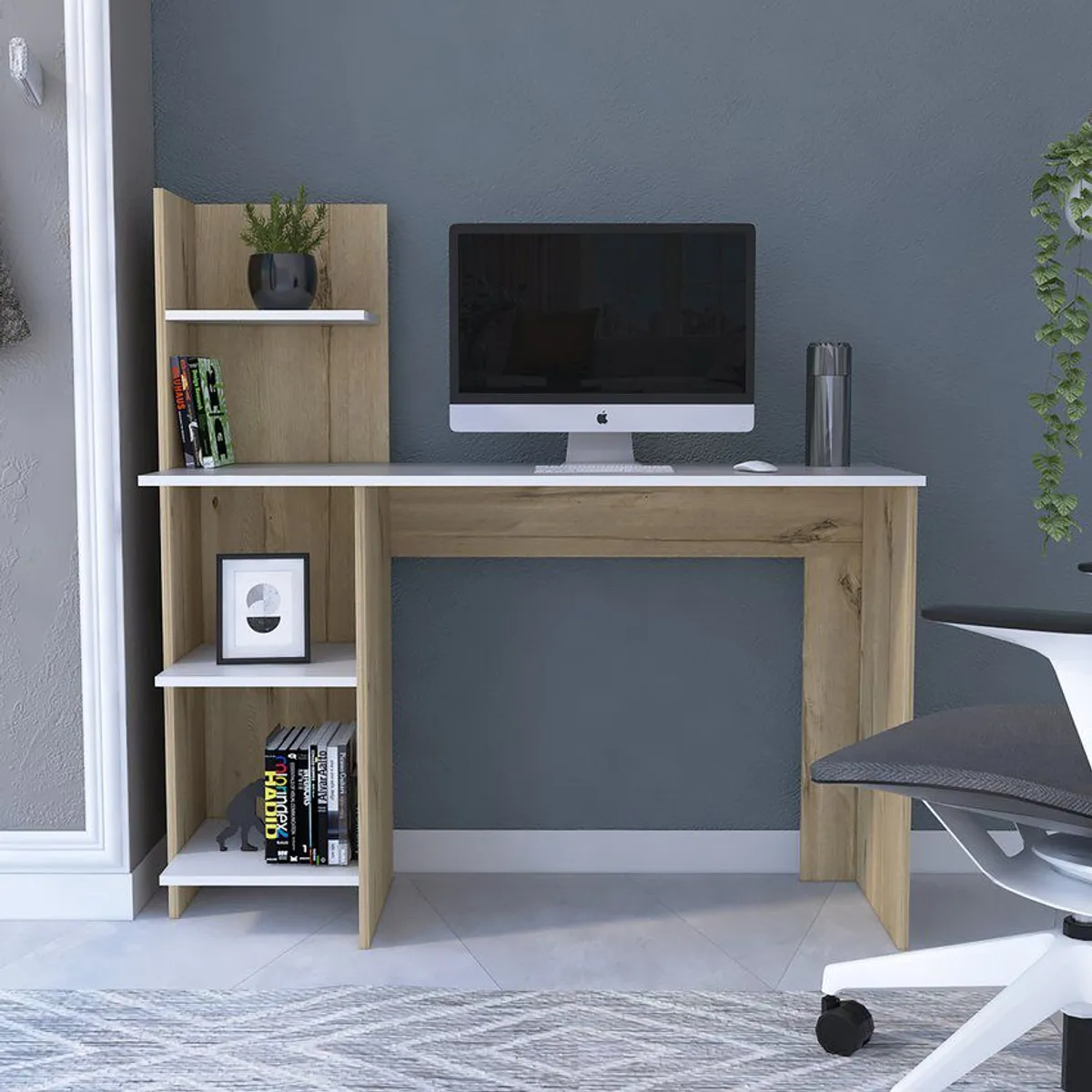 RTA MUEBLES - Escritorio 120 vilnna macadamia+blanco edb 7825 rta muebles_.
