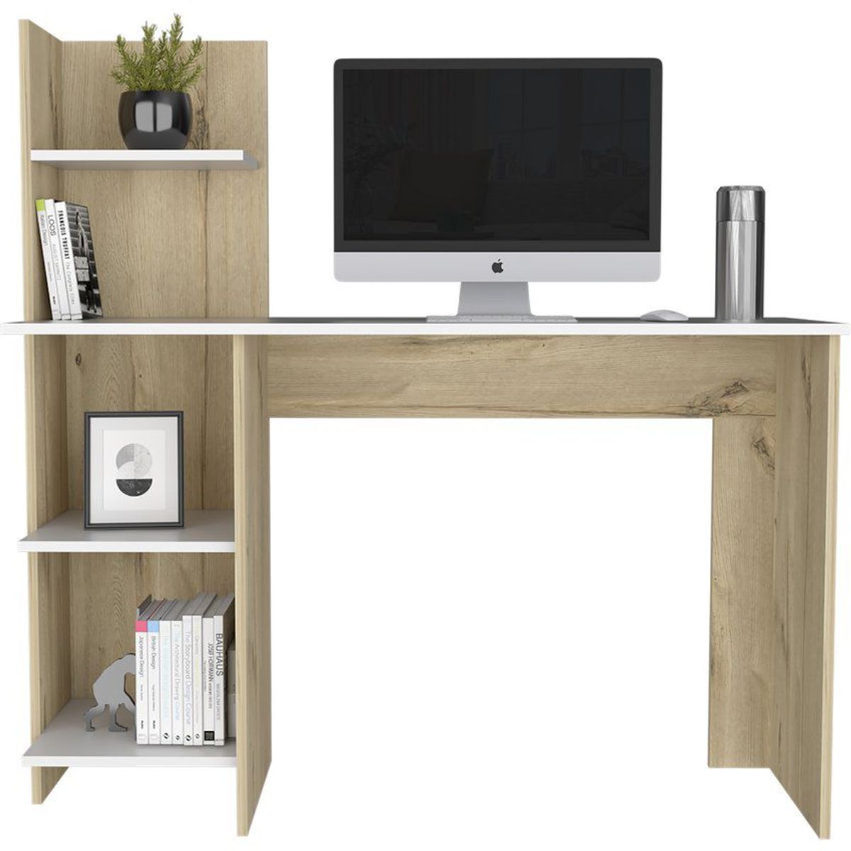RTA MUEBLES - Escritorio 120 vilnna macadamia+blanco edb 7825 rta muebles_.