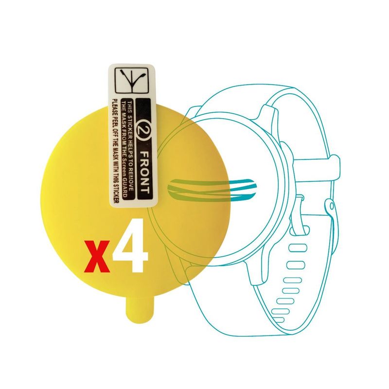GENERICO - Protector para Xiaomi Mi Watch x 4 uds.