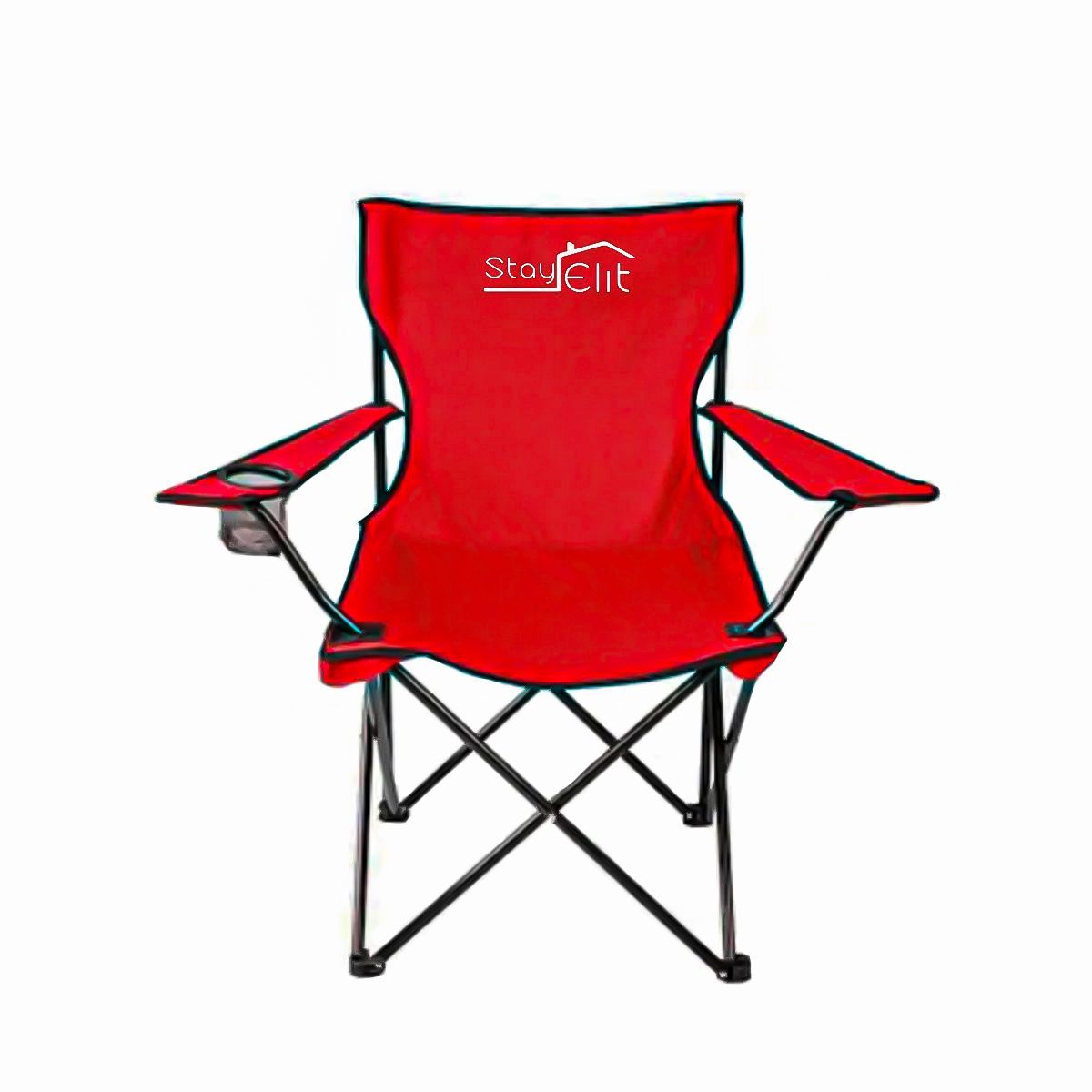 STAY ELIT - Silla Plegable Playa Camping Incluye Funda Y Porta vaso-