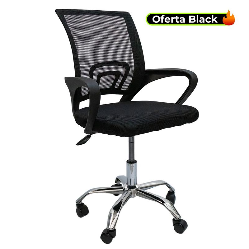 STAY ELIT - Silla Ergonómica para Oficina con Respaldo Alto Color Negro Stay Elit