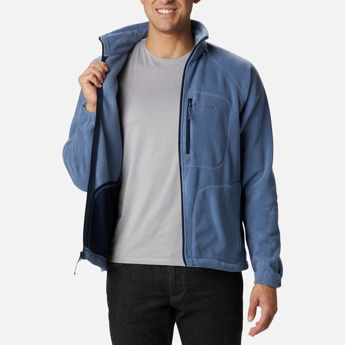 COLUMBIA - Saco Columbia azul claro hombre fast trek ii fleece 1420421-88S COLUMBIA
