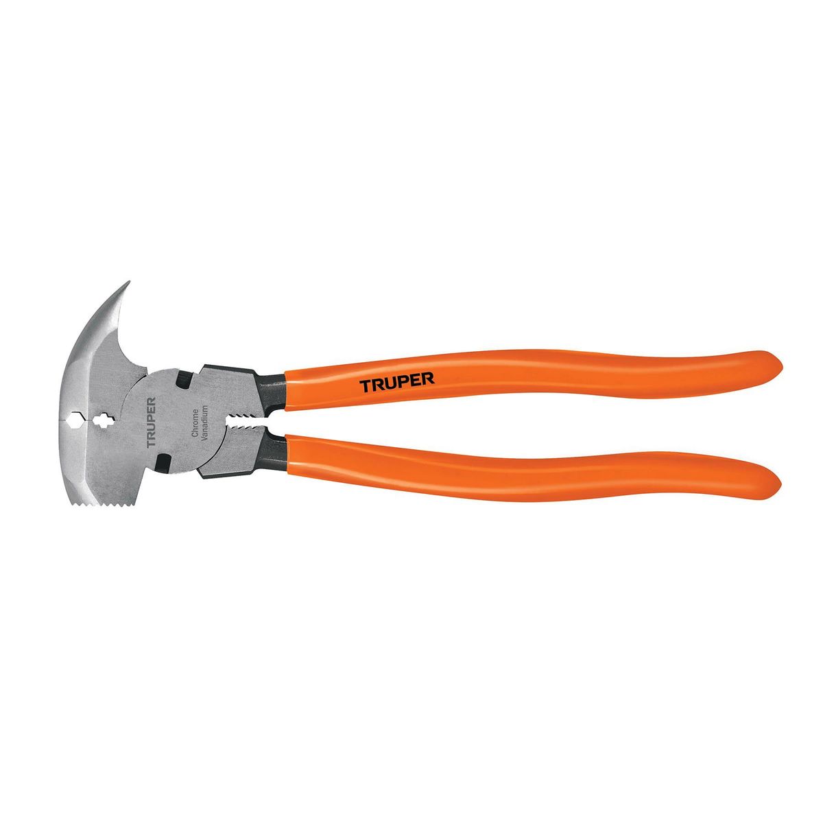 TRUPER - Alicate Diablo Hacendado De 11" Con Mango De Pvc Resistente Truper