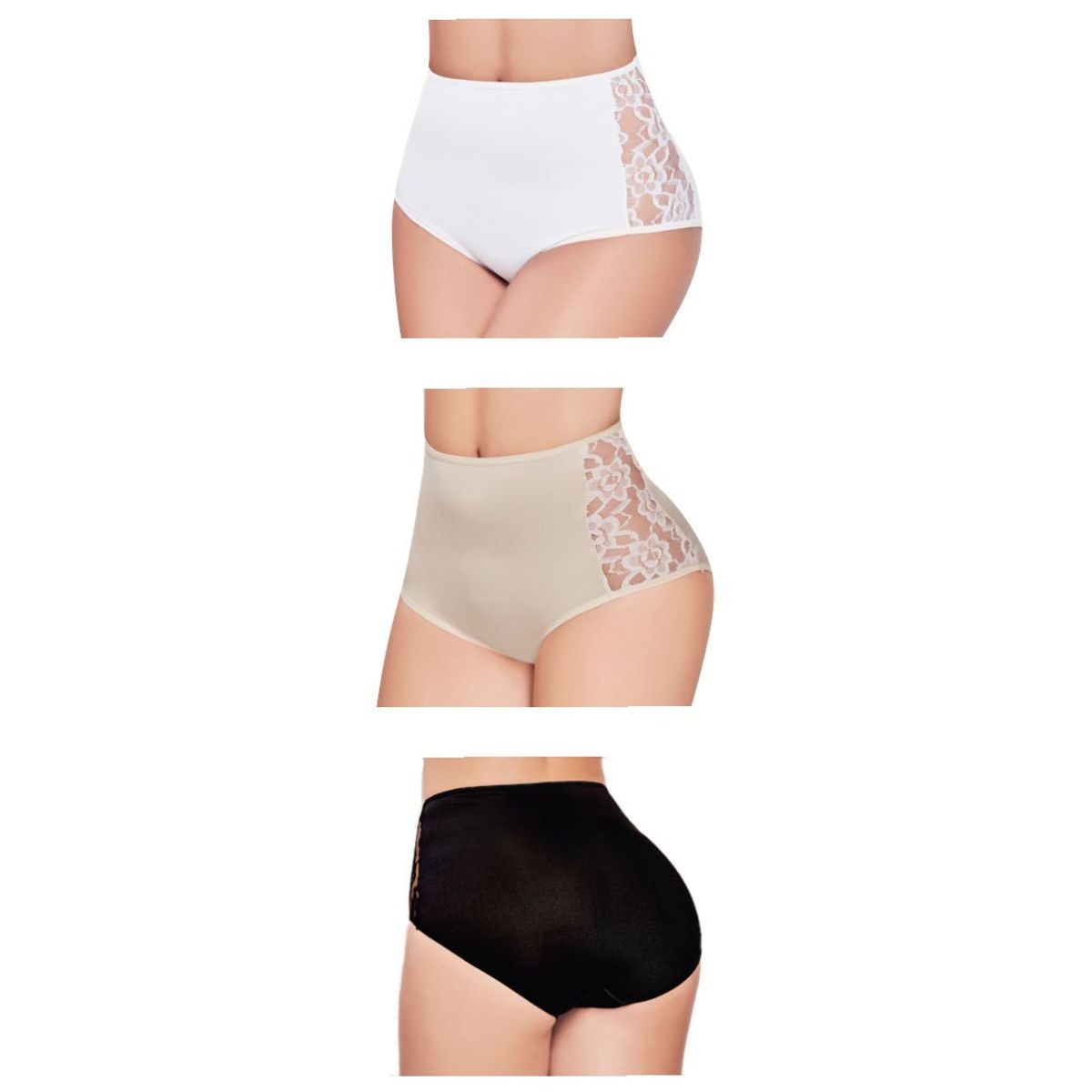 FORMAS INTIMAS - Panty Set X3 Mujer Multicolor FI 47009