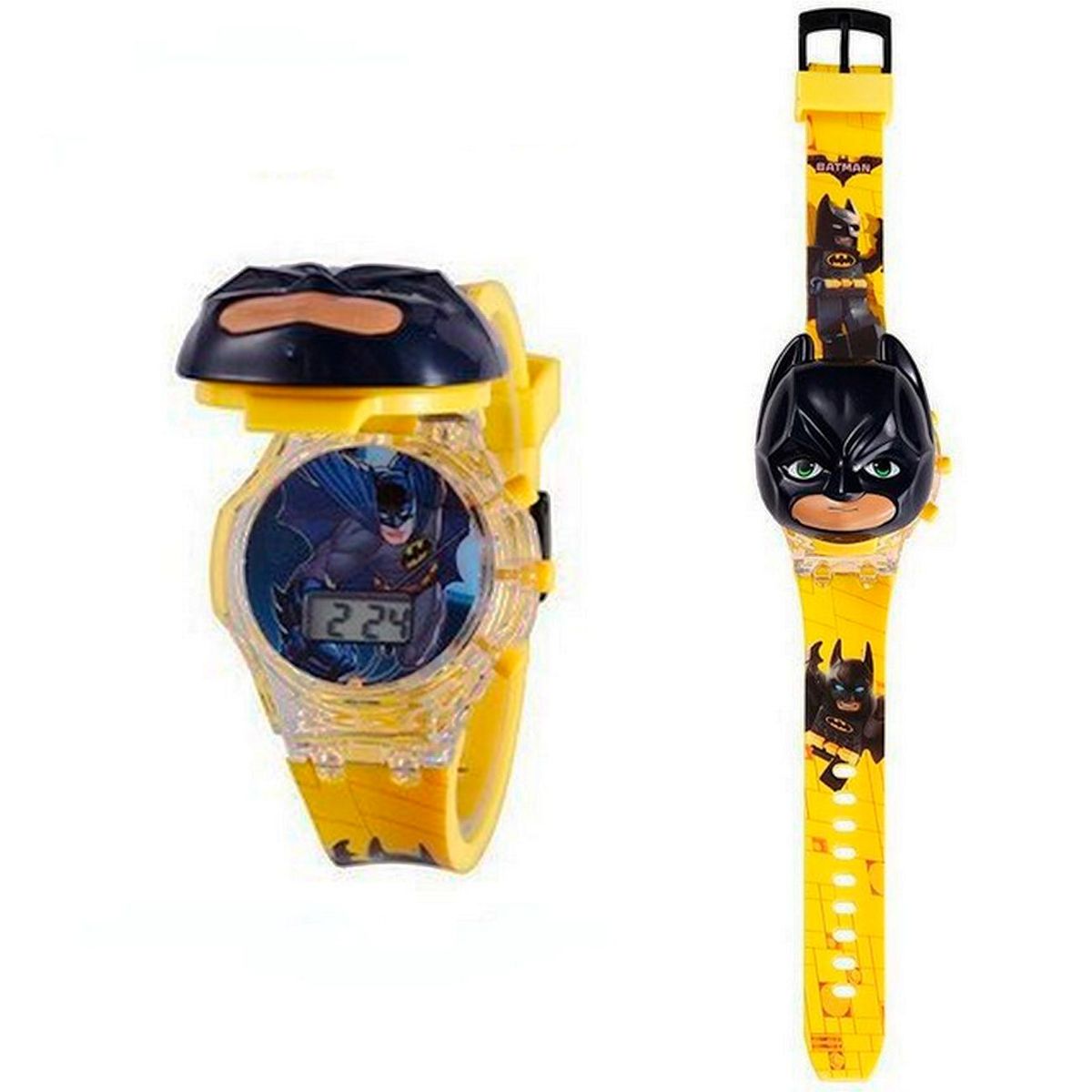 DAYOSHOP - Reloj Niñas Digital Luces Sonido Tapa Batman
