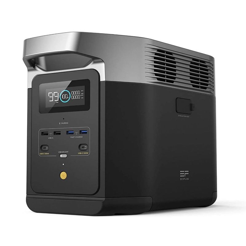 ECOFLOW - Estación de Energia Portatil Ecoflow DELTA 2 1800W Potencia 1024Wh Capacidad