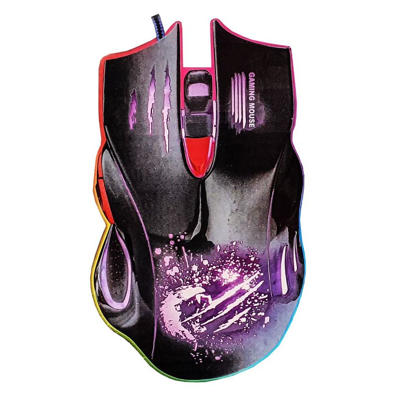 DAYOSHOP - Mouse Gamer Para Juego Ergonomico K17 Luces 3600 Dpi