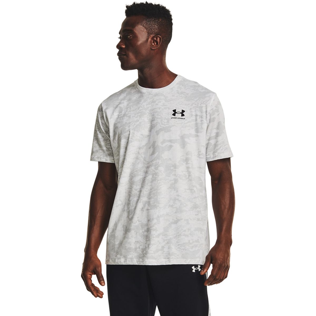 UNDER ARMOUR - Camiseta Hombre Under Armour ABC CAMO SS-WHT Blanco UNDER ARMOUR