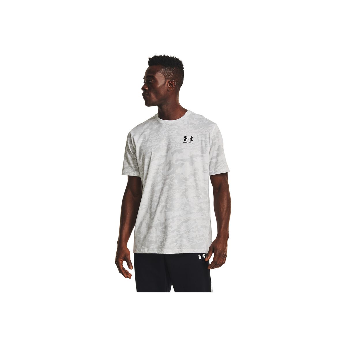 UNDER ARMOUR - Camiseta Hombre Under Armour ABC CAMO SS-WHT Blanco UNDER ARMOUR