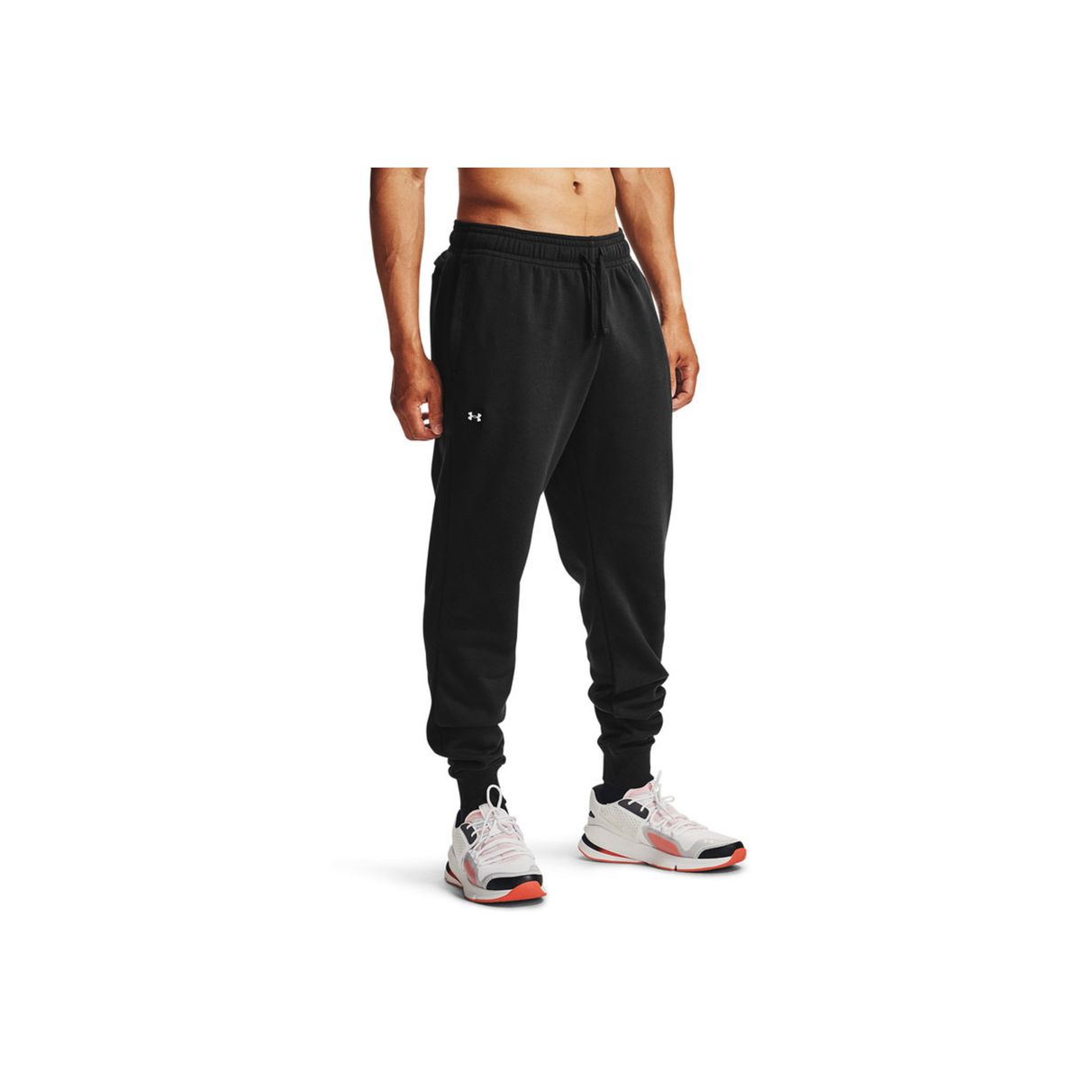 UNDER ARMOUR - PANTALON NEGRO HOMBRE RIVAL FLEECE JOGG 1357128-001-N11 UNDER ARMOUR